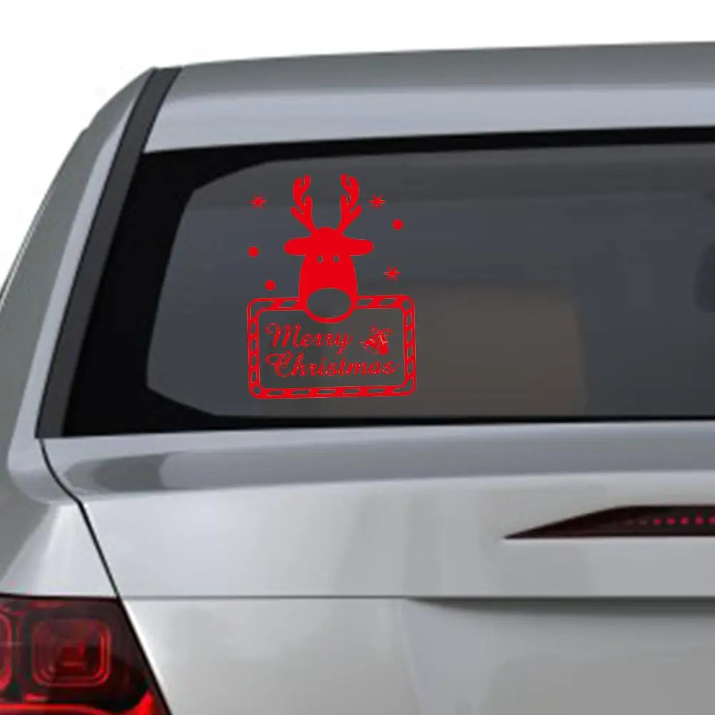 Универсальная автомобильная наклейка s Наклейка на заднее стекло Рождественская