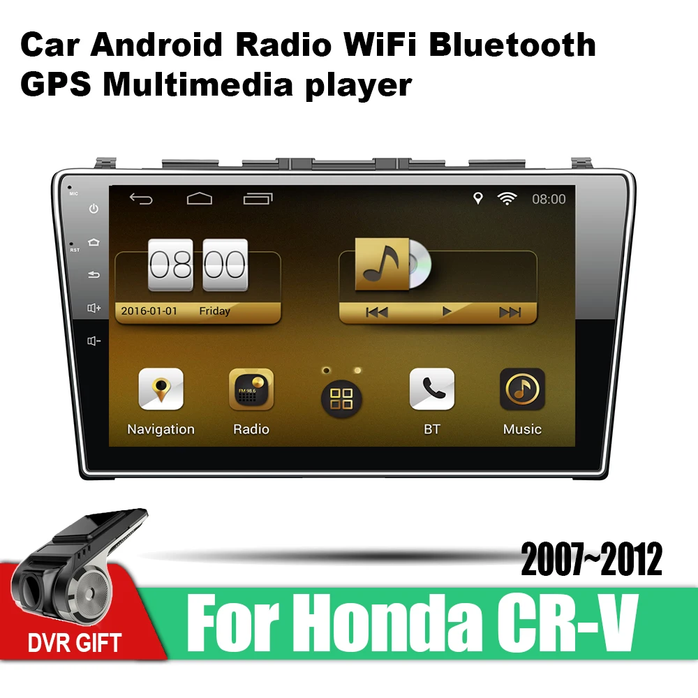 Автомобильный мультимедийный GPS навигатор ZaiXi Android для Honda CR V CRV 2007 ~ 2012 стерео