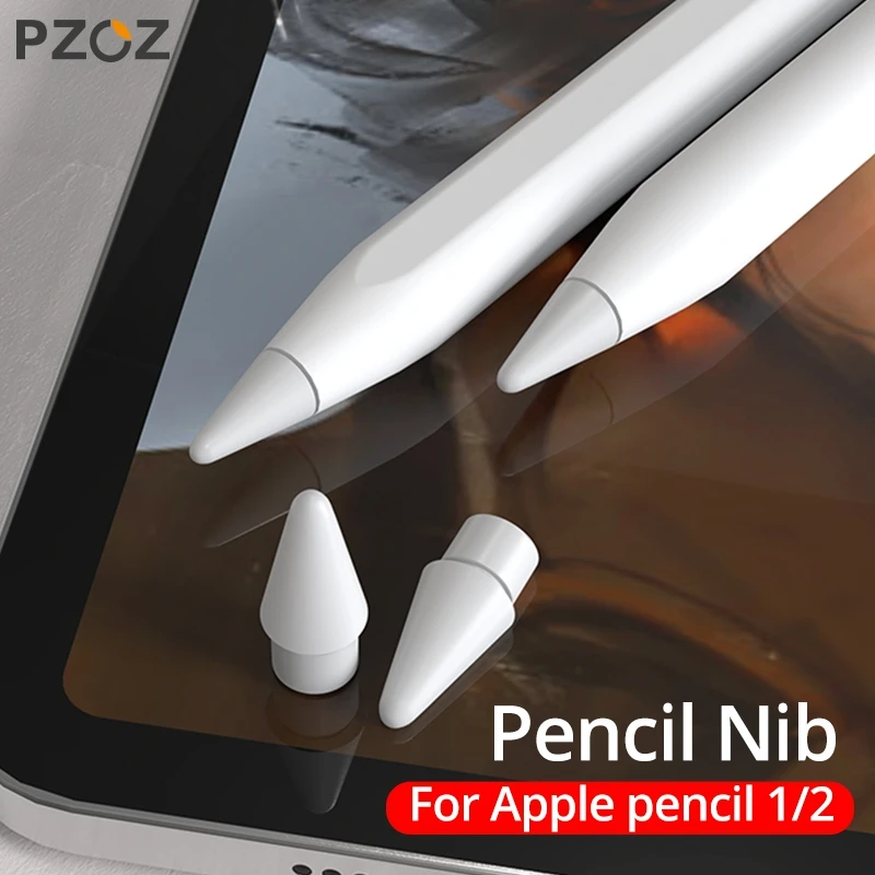 Сменный наконечник PZOZ для Apple Pencil 2 4 шт. сменный Совет запасных 1 iPad Pro стилус