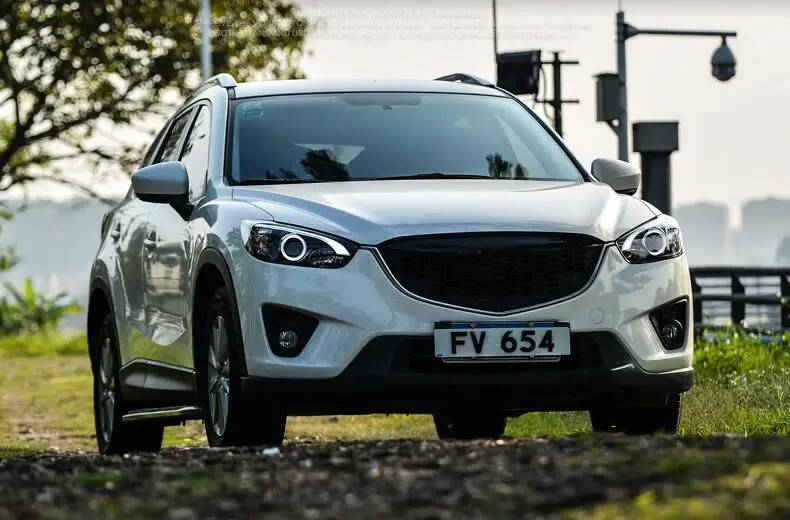Автомобильный Стильный чехол на голову для Mazda CX-5 фары светодиодный фонарь DRL Объектив Двойной Луч Биксенон HID автомобильные аксессуары