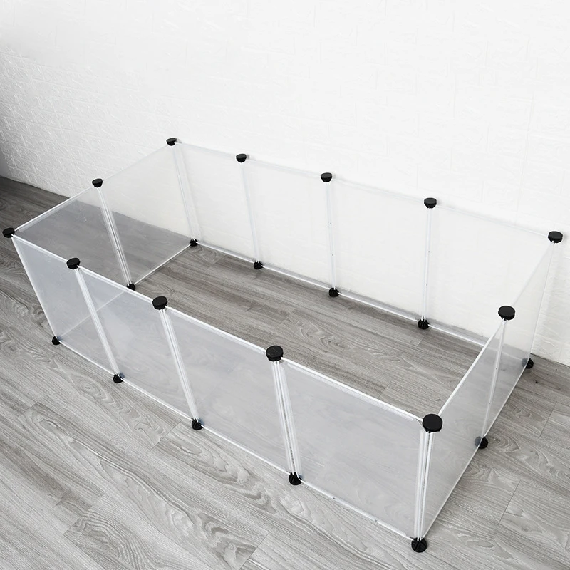 Dog Fences Pet Playpen DIY Freely Combined Animal Cat Crate Cave Multi-functional Sleeping Playing Kennel House for Dogs