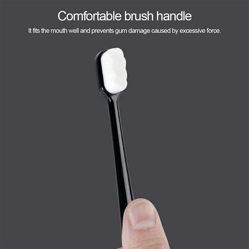 1PC Ultra-fine Soft Toothbrush Million Nano Bristle Adult Tooth Brush Teeth Deep Cleaning Tool With Box/OPP Bag Oral Care