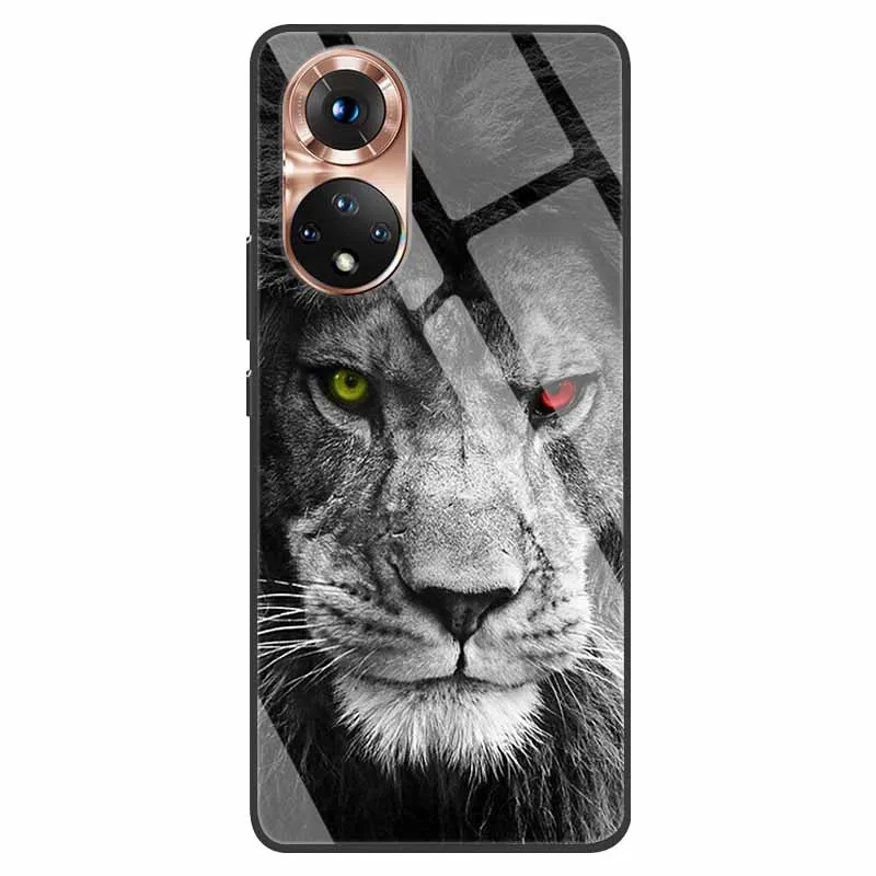 Luxury Tempered Glass Phone Case with Fashion Bumper
