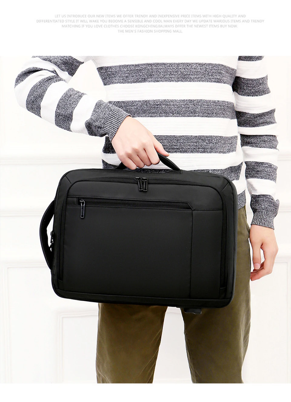 15.6 Inch Laptop Backpack Business Men Backpacks Male Notebook Waterproof Backpacking USB Charging Travel Bagpack OL Black Bags (14)