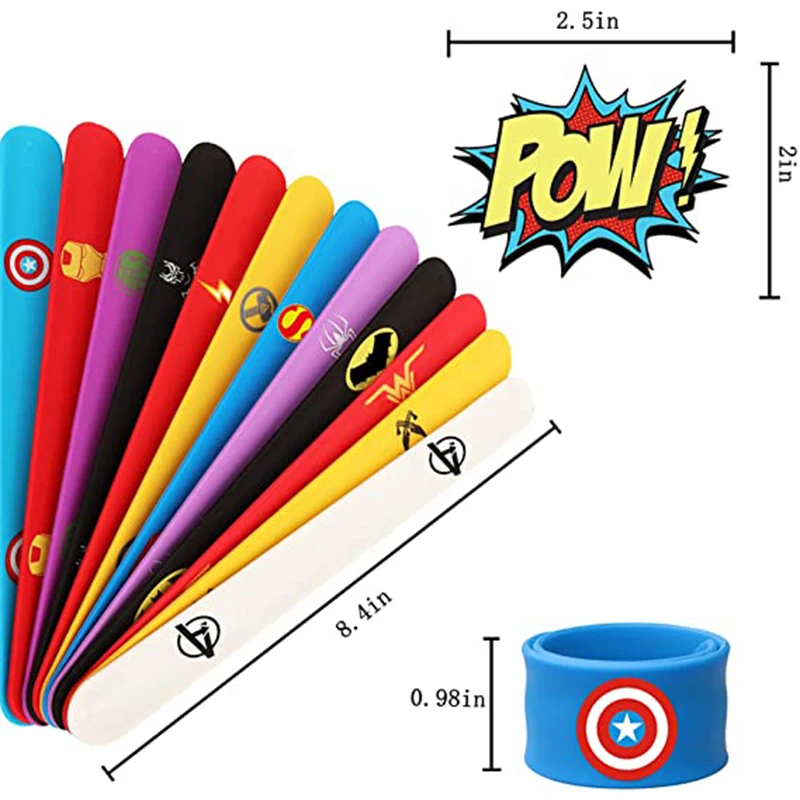 Super Hero Party Supplies Bracelets Mask Costumes Boys Birthday Party Gifts for Kids Supplies Favors Super Hero Gift