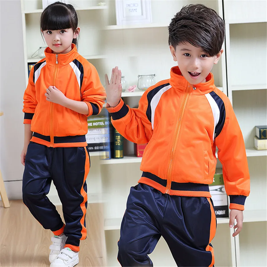 

Primary School Uniform Teen Students Sport Costumes Girls Boys Autumn School Uniforms Costumes tracksuit outfits