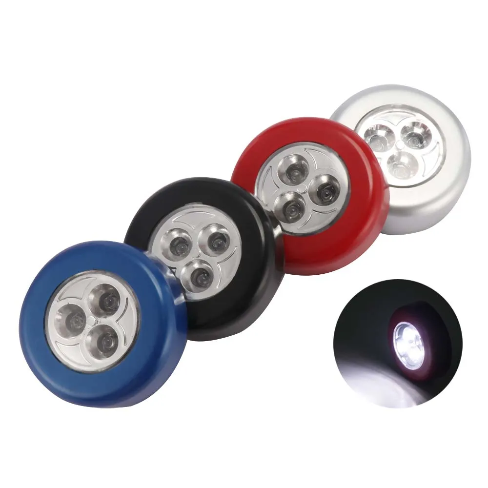 

3 LED Household Wireless Corridor Stair Light Night Lamp Cabinet Light Kitchen Bedroom Cupboard Light