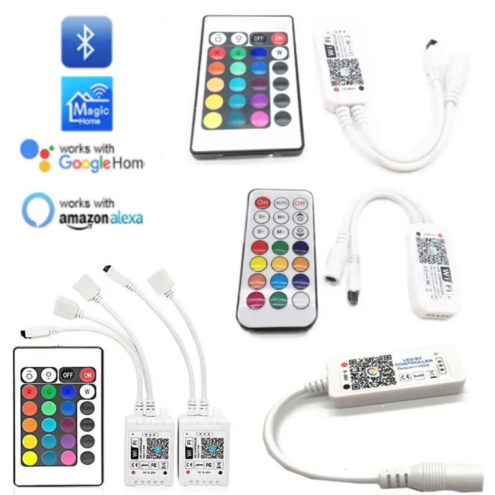 Светодиодная лента совместимая с Bluetooth 5 В 12 24 | Лампы и освещение