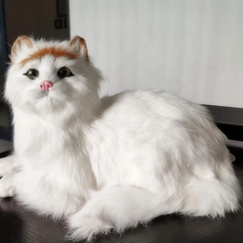 Dorimytrader Gercekci Hayvan Yalan Kedi Pelus Oyuncak Gercekci Mini Kediler Evcil Hayvan Oyuncak Dekorasyon Hediye 31x18cm Dy80011 Plush Toys Cat Plush Toymini Cat Aliexpress