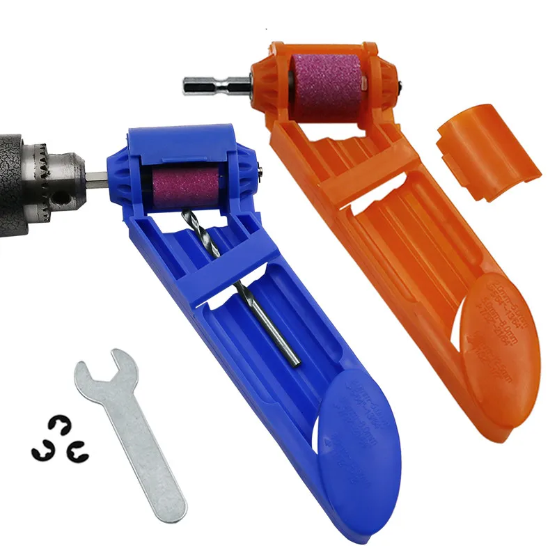Andifany 2-12.5mm Drill Bit Sharpener Portable Corundum Grinding Wheel Tool Corundum Resisting Drill Polishing Grinder Wheel Tool