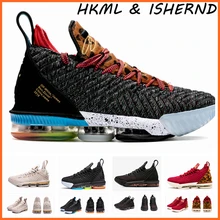 HKML мужские баскетбольные кроссовки LEBRON 16, теннисные кроссовки 15 BHM MVP размер 38 46
