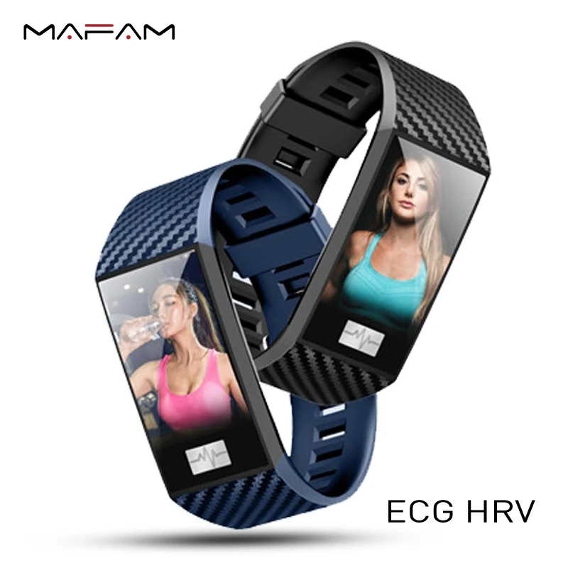 

MAFAM ECG HRV Smart Watch DT58 Heart Rate Blood Pressure Monitor Fitness Tracker Band Sport IP68 Waterproof For Android IOS