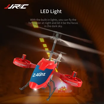 

JJRC RC Helicopter 2.4G 4CH Radio Control Helicopter with LED Light Helicoptero Altitude Hold Helicopter Remote Control Toys