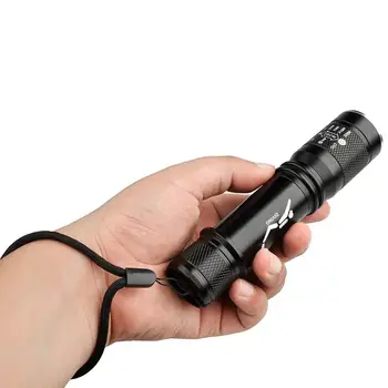 

Electric Torch LED T6 Emergency Zooming Waterproof Outdoor Supply Flashlight Rotary Switch Diving Tool Sporting Goods