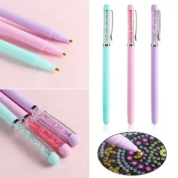 

5D Diamond Painting Tools Point Drill Pens Applied to Square/Round Drills Pen Diamond Accessories Crystal Bead Handle