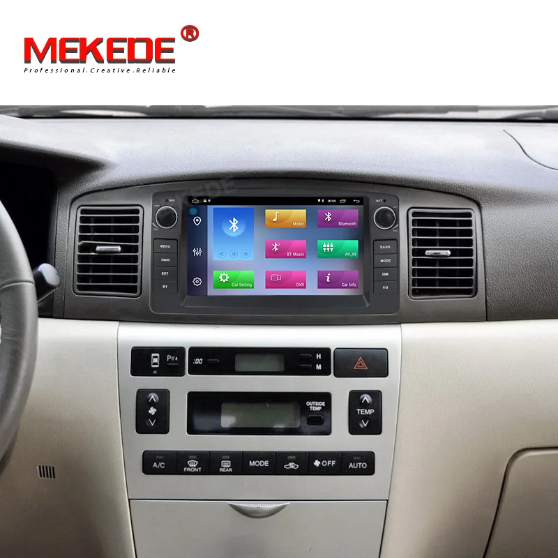 Flash Deal 2 din Android 9 car dvd player For Toyota Corolla E120 BYD F3 multimedia player radio stereo GPS navigation 5
