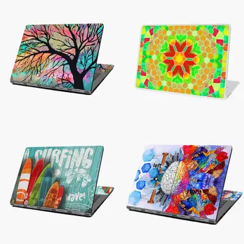 

Honeycomb Sweet Summer Bee Mandala laptop sticker skin for MacBook HP Acer Dell ASUS Lenovo