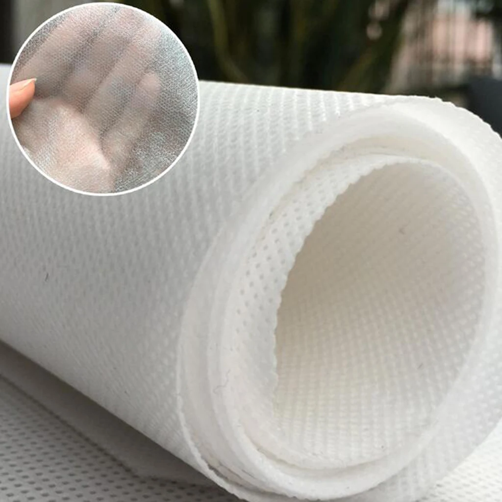 Soft Polypropylene 5M Non-Woven Fusible Fabric Apparel Sewing DIY Material