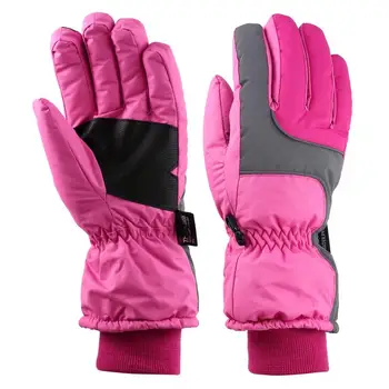 

OUTAD Winter Outdoor Soft Liner Breathable Windproof & Waterproof Snow Ski Gloves Warm Mountain Climbing Gloves for Women