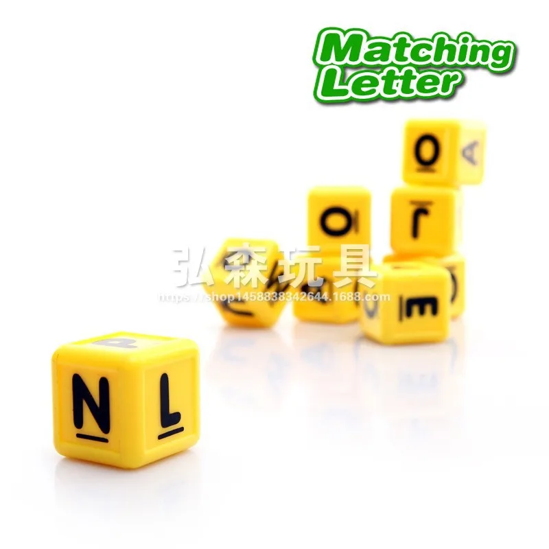 

Children'S Educational Toy Lettered Collocation with Pictures Learn Word Parent And Child Interactive Tabletop Game English Earl