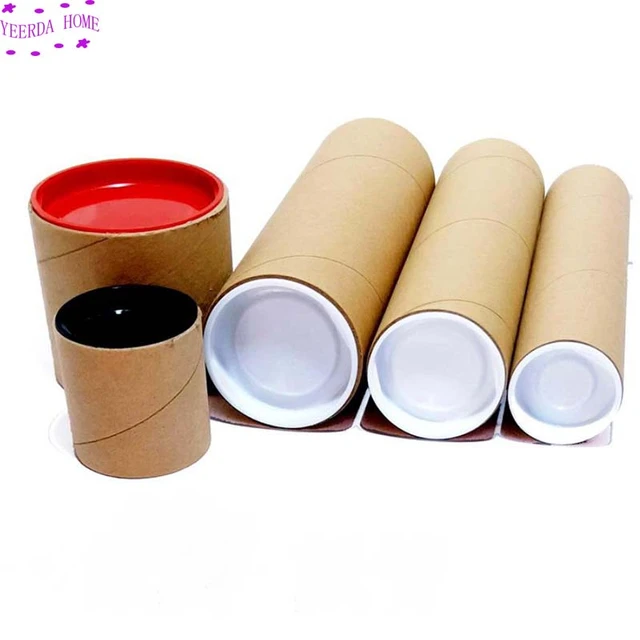Long Cardboard Poster Tubes for Mailing Postal Tube with Caps Storage  Packaging for Document Blueprints Art Roll Shipping - AliExpress