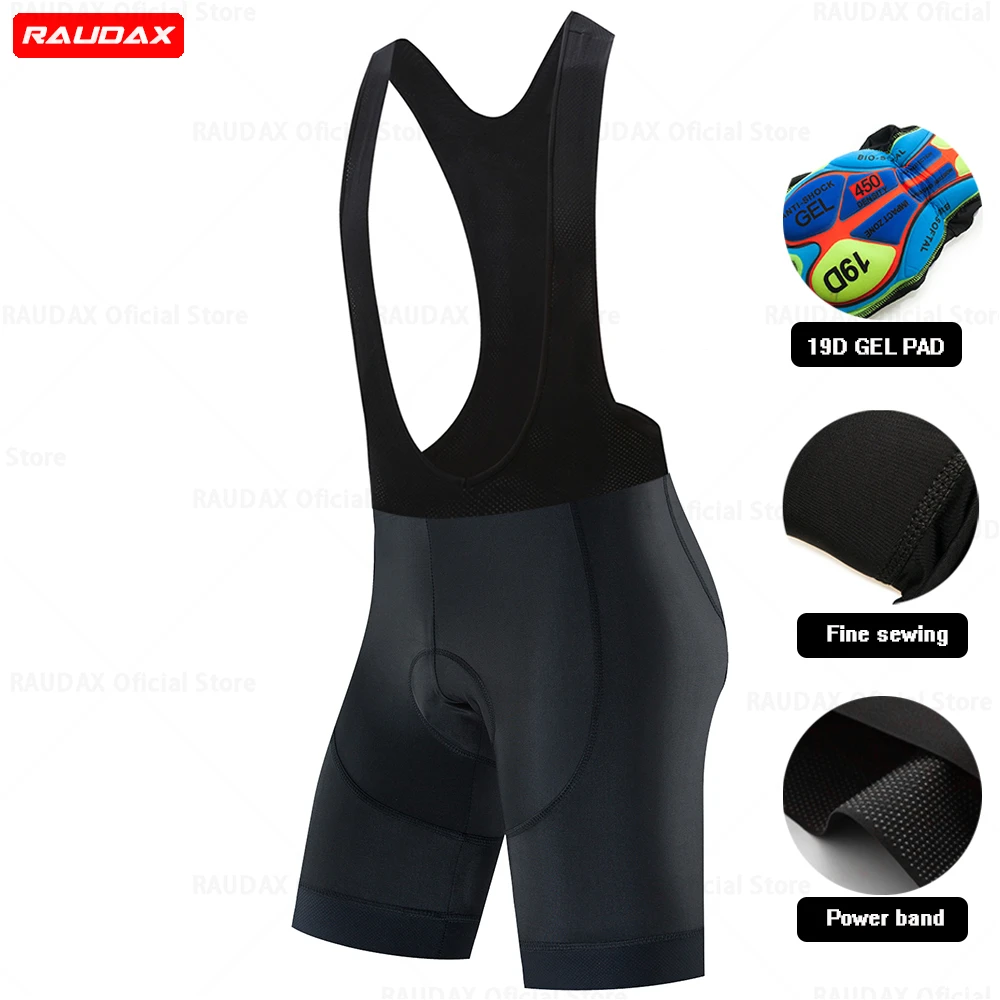 Cycling Bib Shorts Cycling Shorts Raudax Summer Men Cycling Bib Shorts Downhill Mountain MTB Road Bike Shorts Cycling Licra Bermuda Ciclismo