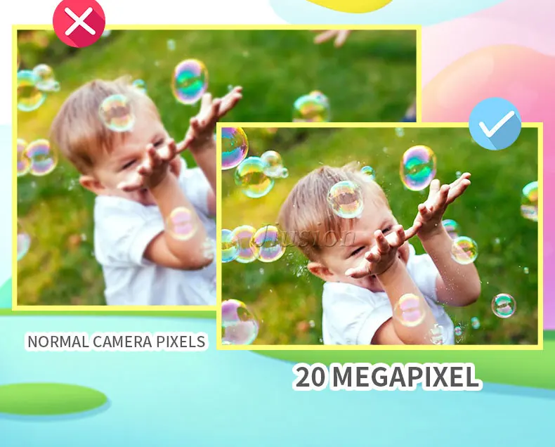 Детская мини-видеокамера с двумя объективами, милая профессиональная фотокамера, видеокамера для детей на день рождения, лучший подарок, Vlog, уличная камера