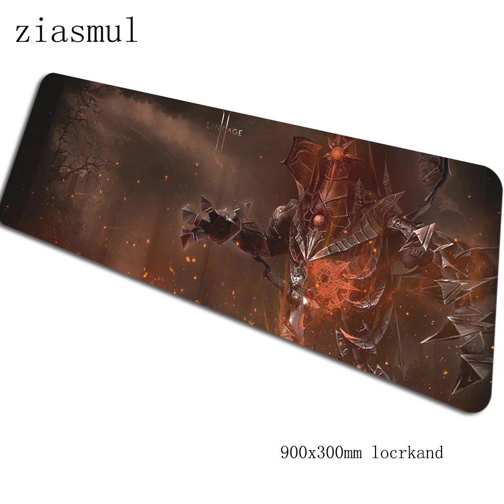 Lineage 2 padmouse 900x300x3 мм игровой коврик для мыши игровой аниме большой коврик для мыши геймер компьютерный стол толстый коврик notbook mousemate pc - Цвет: Size 900x300x3mm