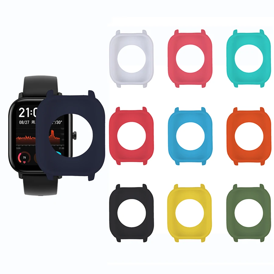 Защитный чехол для часов Amazfit GTS аксессуары мягкий силиконовый чехол-бампер Correa |