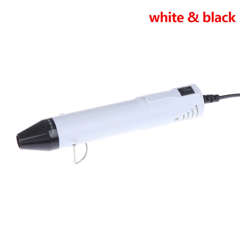 white black EU Plug Промышленный Фен 220 в ЕС ручной нагревательный элемент электронагрев фиксации - Цвет: white black EU Plug