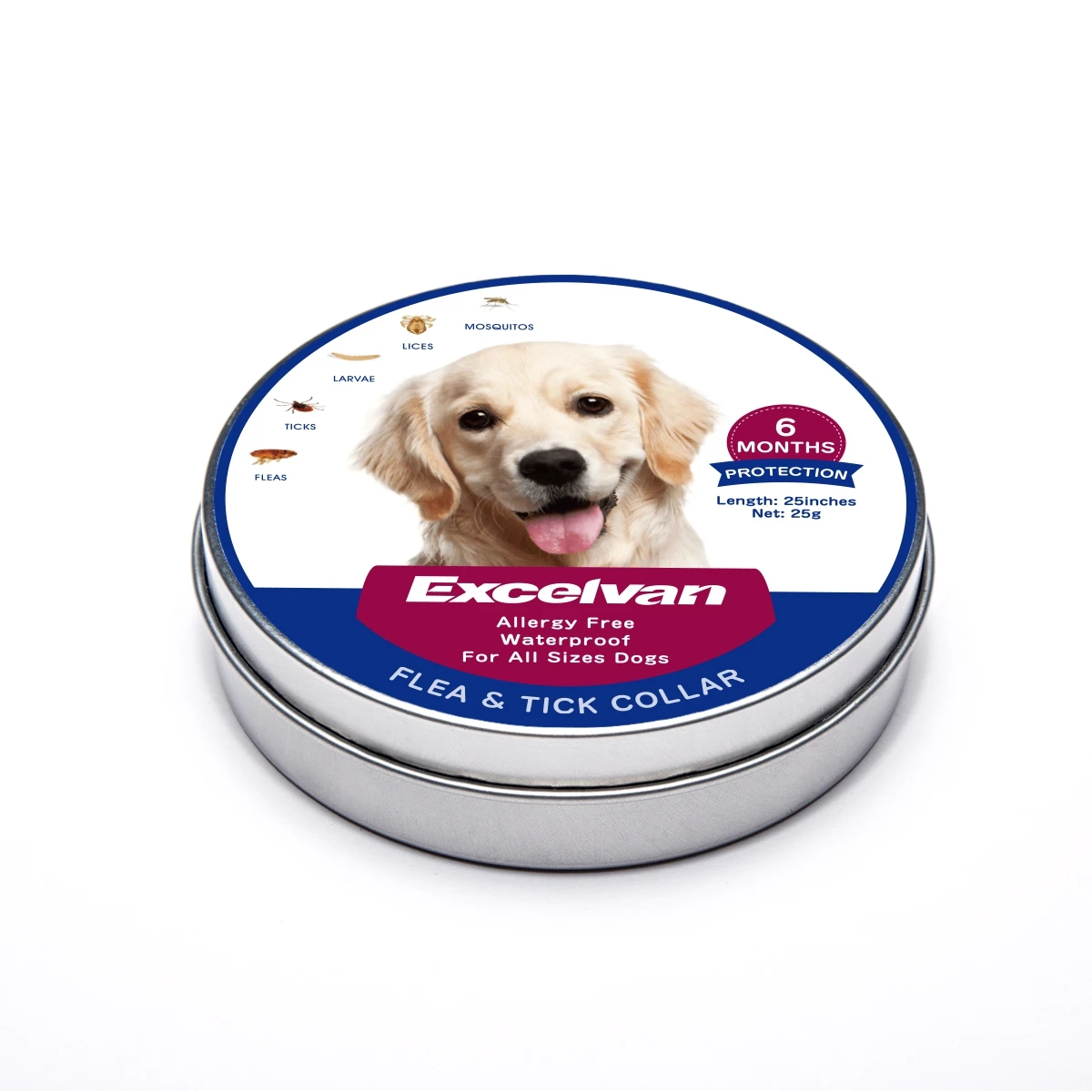 

Flea And Tick Collar Dogs Cats Up To 8 Month Flea Tick Collar Anti-mosquito and insect repellent
