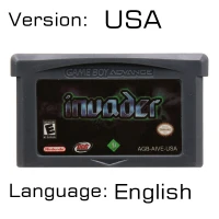 Invader USA 32 бит видеоигры картридж Консоли Карты для nintendo GBA действие игры серии издание - Цвет: Invader USA