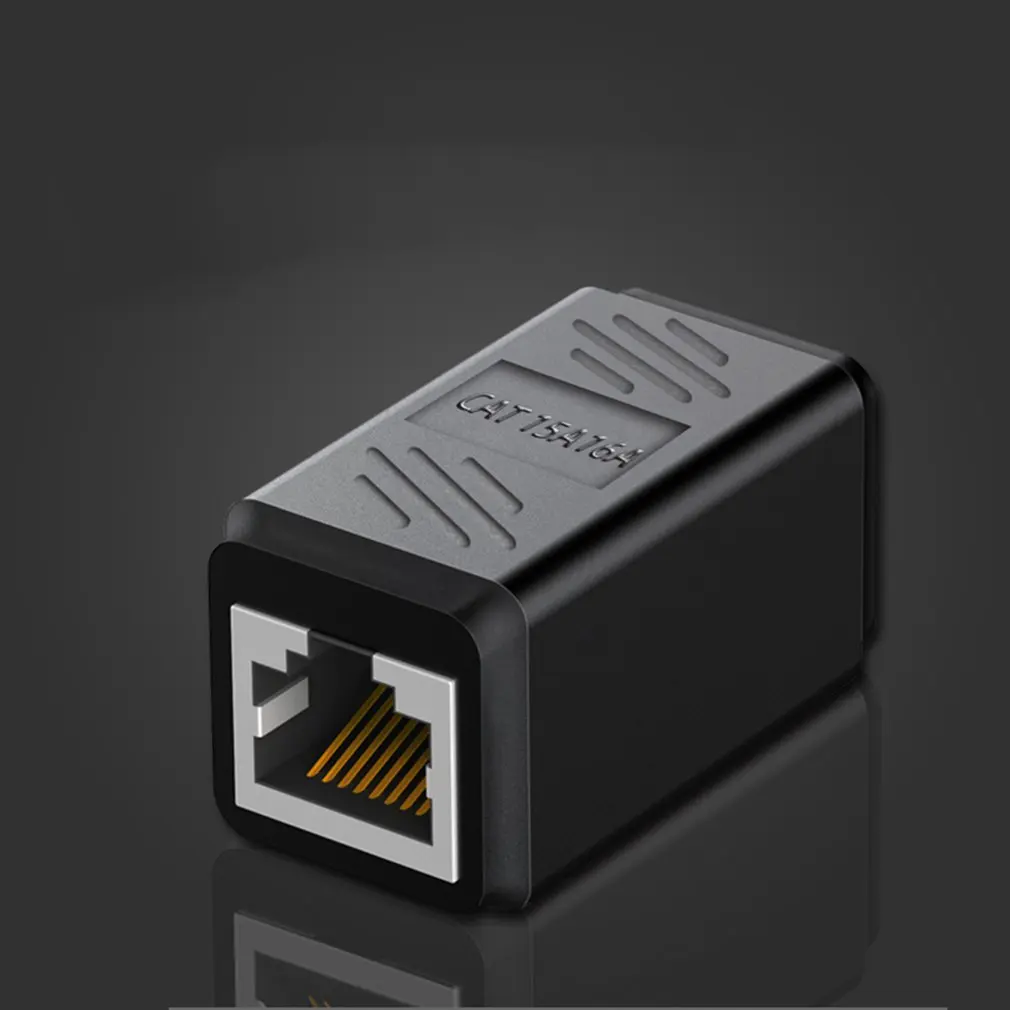 RJ45 разъем Cat7/6 Ethernet адаптер Сетевой удлинитель конвертер Кабель для кабель