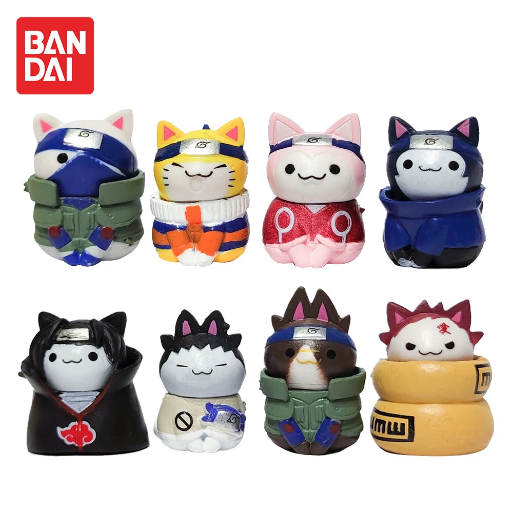 8 шт. аниме-фигурки модели игрушек кавайные мини-игрушки фигурки Uchihas Sasukes