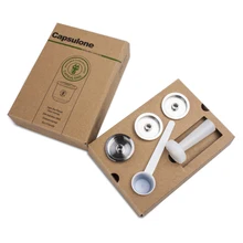 Cápsula de metal recarregável e compatível com illy, cápsula para cafeteira, máquina de café, inoxidável, reutilizável