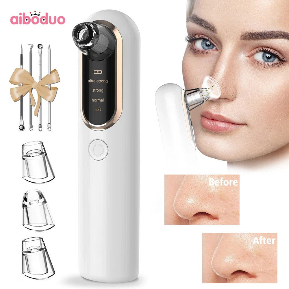 Facial Blackhead Remover Electric Acne Cleaner Pimple Black Dots Vacuum