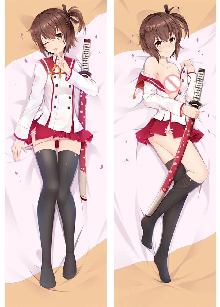 Аниме Катана Девы: Toji no Miko Dakimakura Чехол с персонажами Kanami Etou чехол для подушки hijori Juujuu обнимающий тело Чехол - Цвет: S2