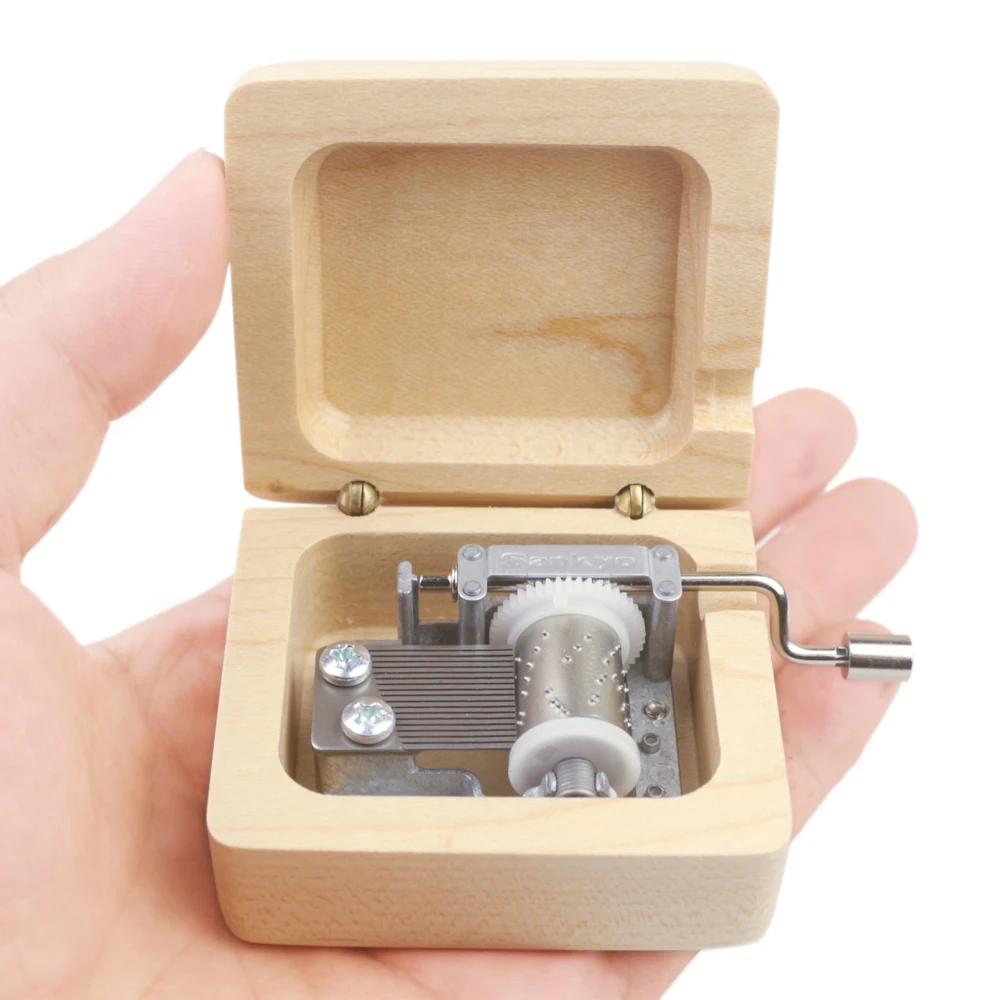 Sinzyo Carved wooden hand crank DragonBallZ Music Box Carved Mechanism Gift for Christmas/Birthday/Valentine's day gift
