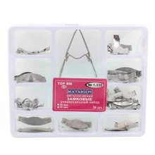 Стоматологическая матрица с пружинным зажимом No.1.330 секционные Контурные металлические матрицы полный комплект для смена зубов Dentsit инструменты лаборатории