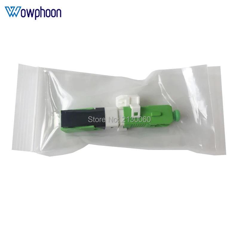 100 шт. FTTH ESC250D SC APC Одномодовый оптоволоконный быстрый разъем