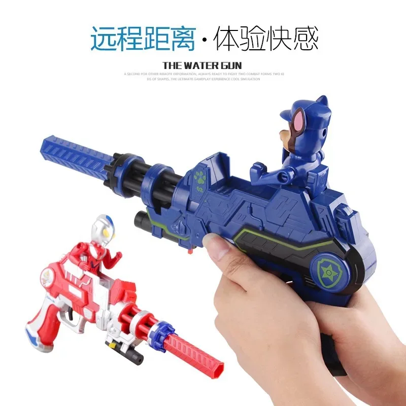 

Boy Children Toy Gun Cartoon Manual-Emission 6mm Soft Bullet Water Transformation Ultraman Water Gun