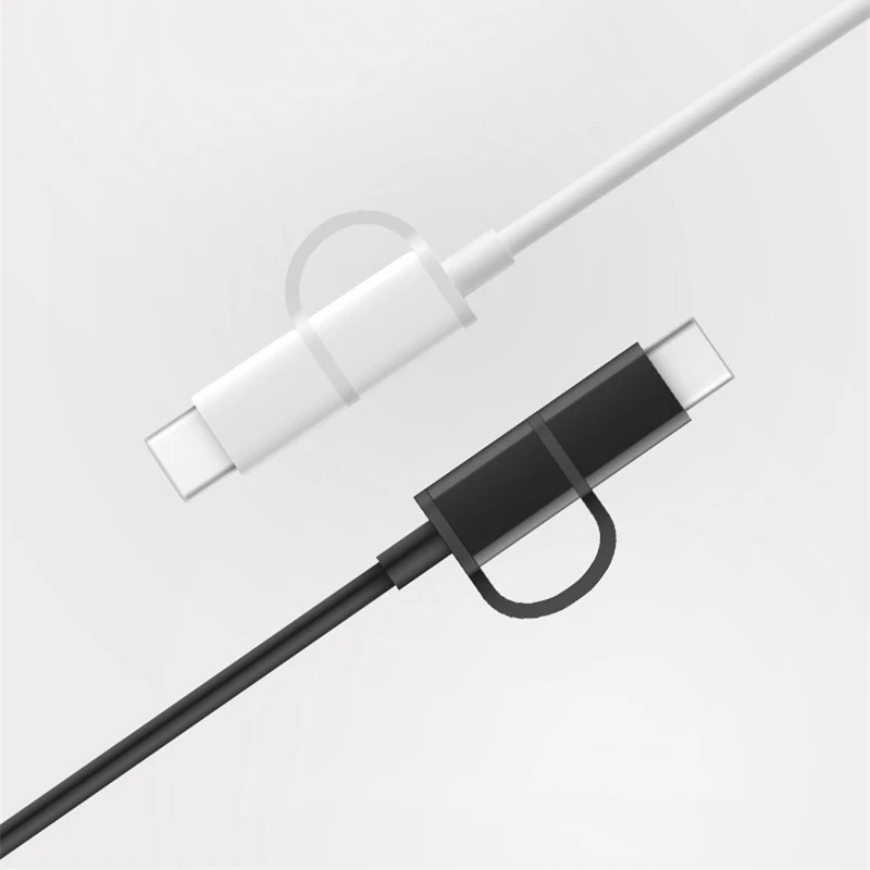 Оригинальный Xiaomi 2 в 1 кабель Тип C Micro usb для быстрой зарядки и синхронизации