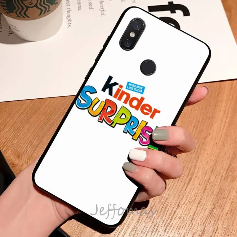 New Trolly egg KINDER JOY Surprise Phone Case For Xiaomi Redmi 4x 5 plus 6A 7 7A 8 mi8 8lite 9 note 4 5 7 8 pro