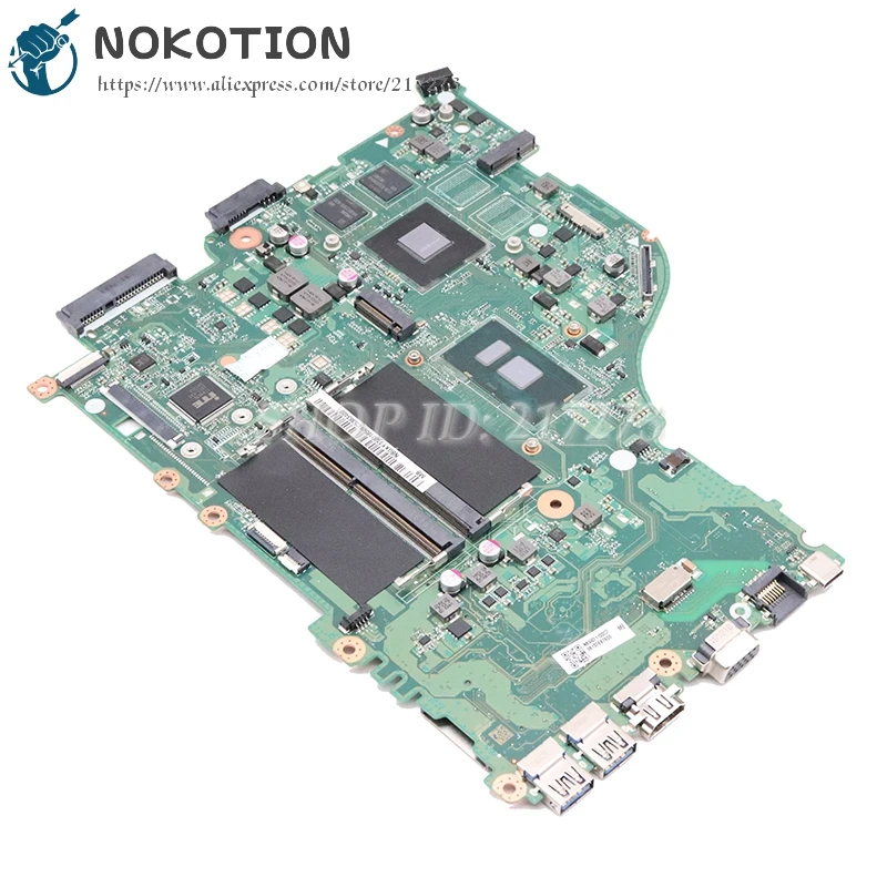 NOKOTION NBGG71100C NB. GG711.00C для acer aspire E5-575 E5-575G материнская плата для ноутбука DAZAAMB16E0 SR2UW I3-6006U процессор 940MX GPU