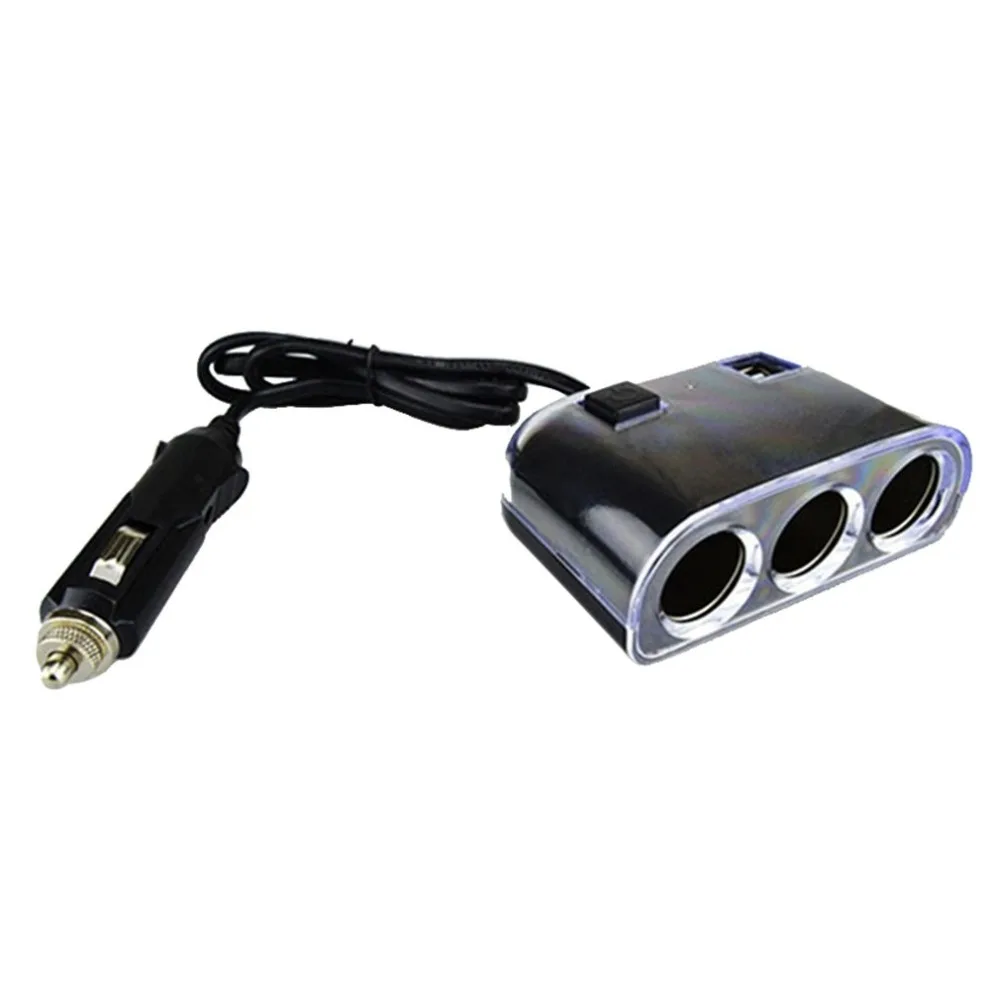 Универсальный автомобильный прикуриватель с двумя usb-портами, многофункциональное автомобильное зарядное устройство с двумя usb-портами, автомобильное зарядное устройство с переключателем