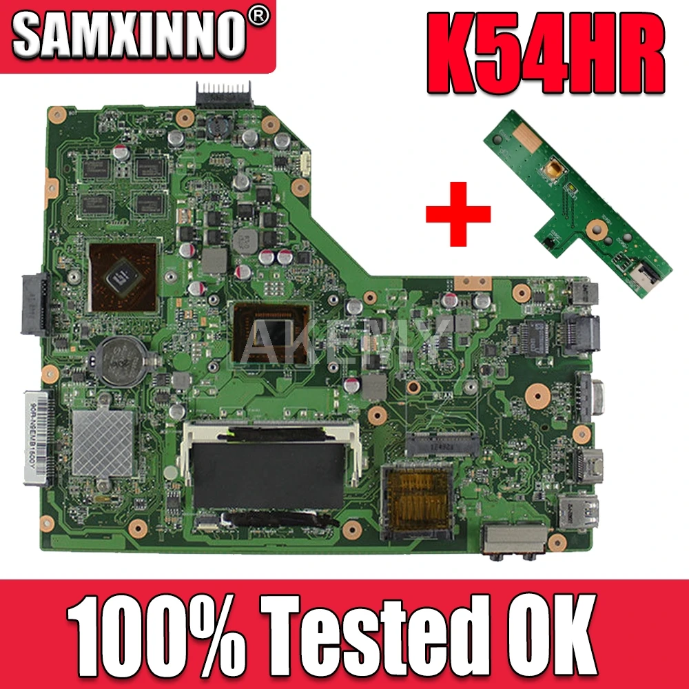 K54HR X54HR I3 CPU Laptop Motherboard For Asus X54H Full tested ok Months Warranty |