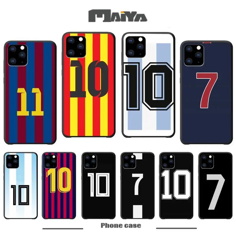 Футбол Номер футбольные Роскошный чехол для телефона чехол-бумажник Iphone 5s Se 2020 6 6s
