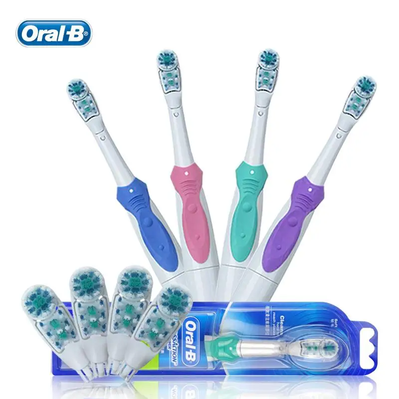 Электрическая зубная щетка Oral B двусторонняя для чистки зубов отбеливающая