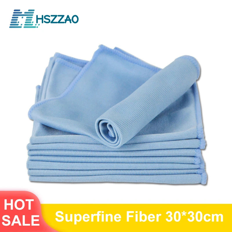 

Car Wash Cleaning Soft Microfiber Towel Car Detailing Microfiber Rag Absorbent Dish Towel Wipe Cloth Glasses Cloth