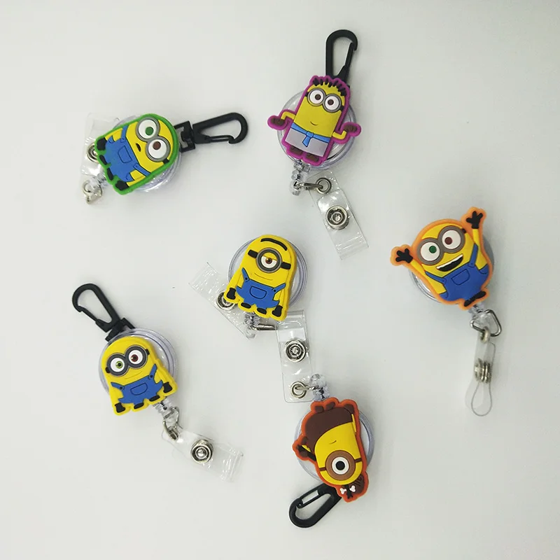 

Transparent Cute Cartoon Nursing Card Holder, Card Holder, Badge Holder, Badge Reel, 2020 New, Retractable Badge Clip
